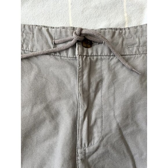 Young Men's Roebuck & Co. Size 38, 10" Inseam, Gray Drawstring Shorts. * - Picture 2 of 6